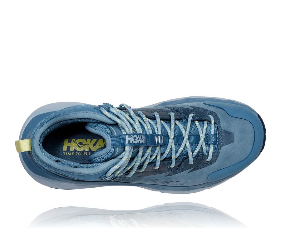 Hoka One One Hiking Boots Womens Blue - Kaha GORE-TEX - 46802ENHK